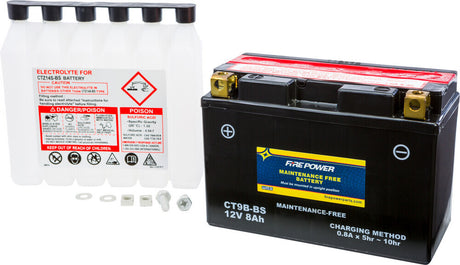 Fire Power Maintenance Free Sealed Battery CT9B-BS