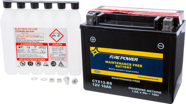 Fire Power Maintenance Free Sealed Battery CTX12-BS