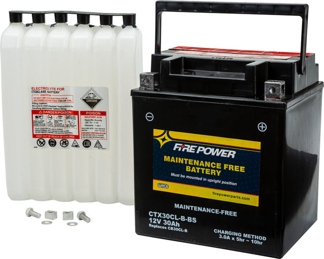 Fire Power Maintenance Free Sealed Battery CTX30CL-B-BS