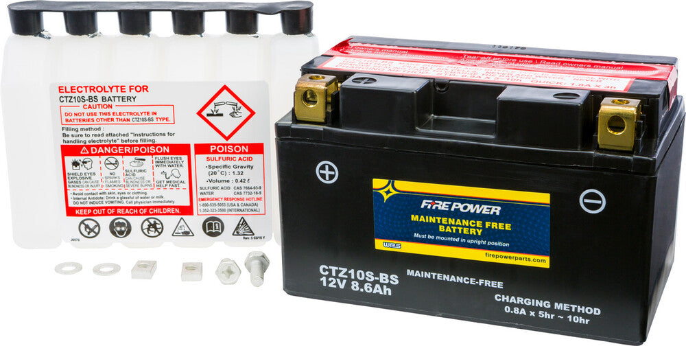Fire Power Maintenance Free Sealed Battery CTZ10S-BS