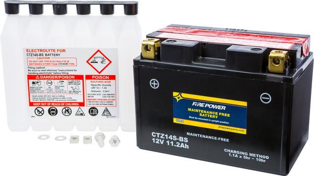 Fire Power Maintenance Free Sealed Battery CTZ14S-BS