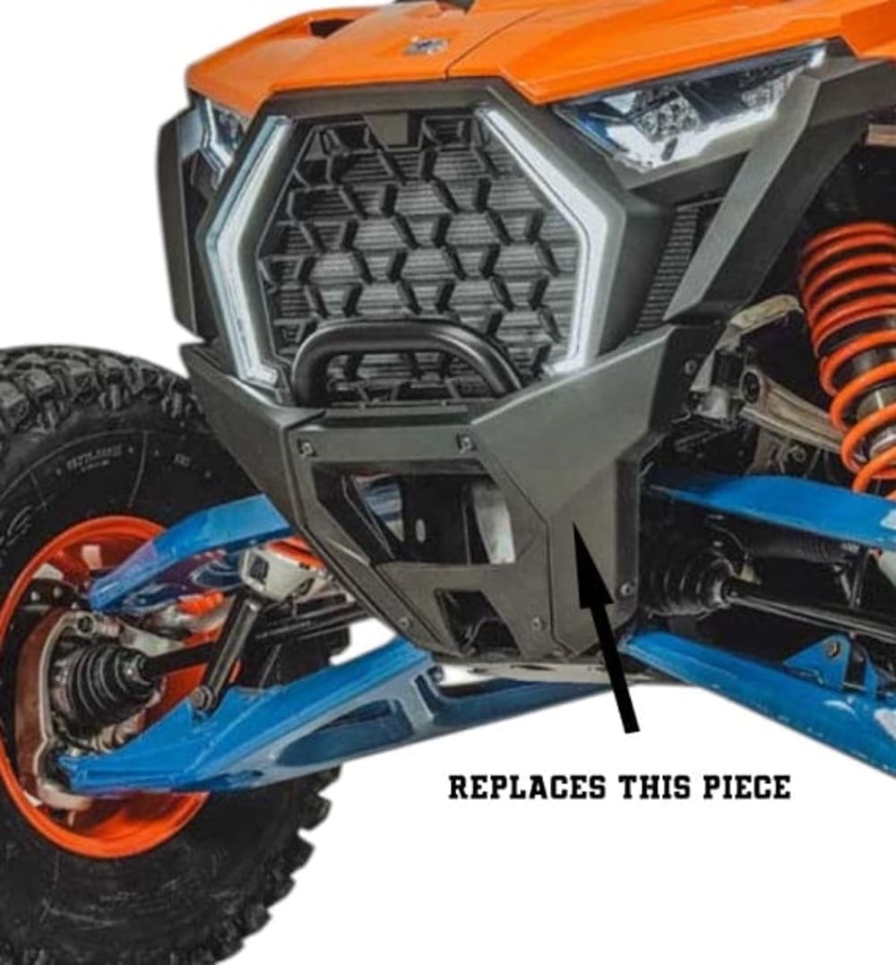 FourWerx 25+ Polaris RZR Pro XP / Pro S / Pro R Carbon Fiber Bumper Trim Panel