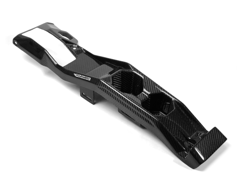 FourWerx Can-Am Maverick X3 Carbon Fiber Center Console with Cup Holde