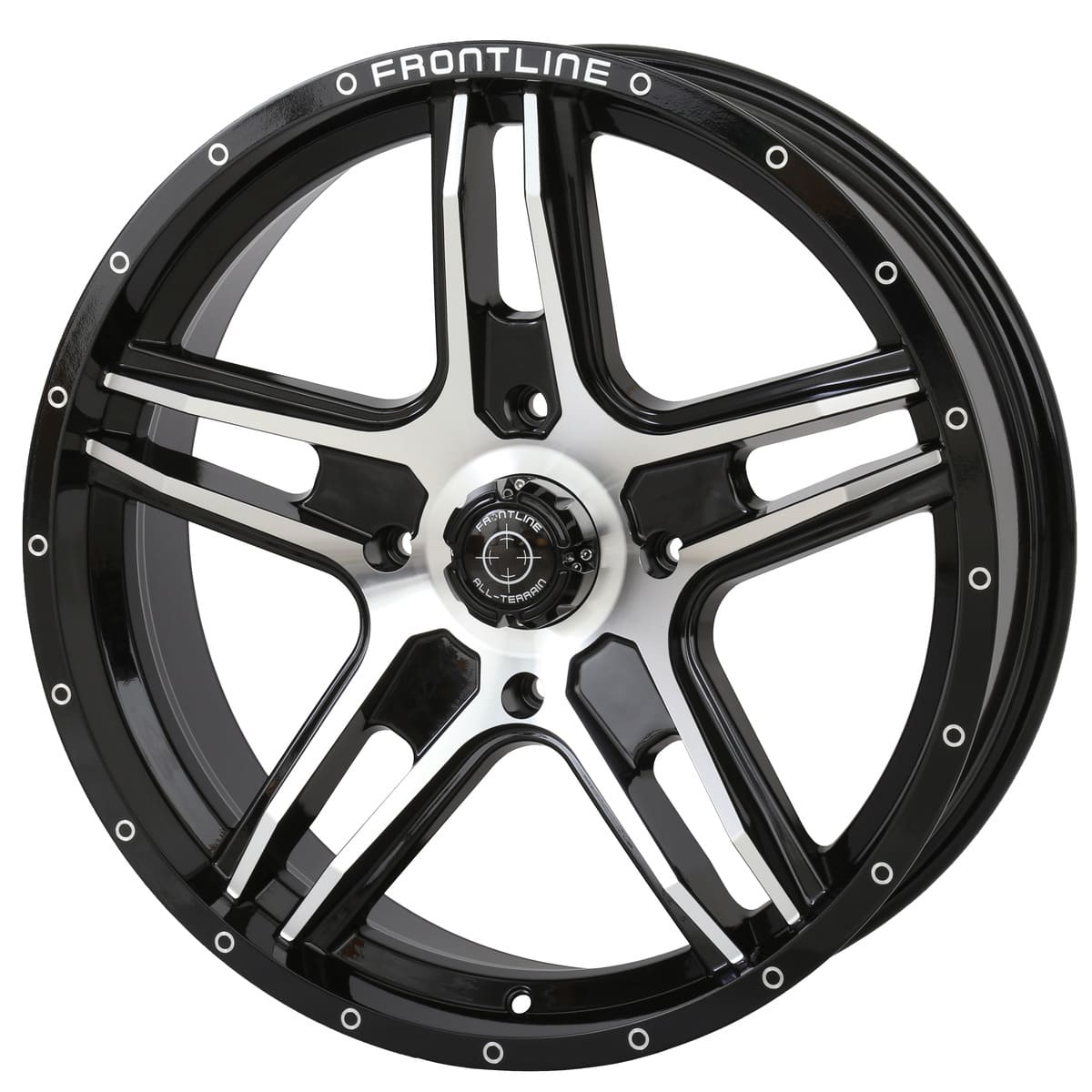 Frontline 505 Wheels - Gloss Black Machined