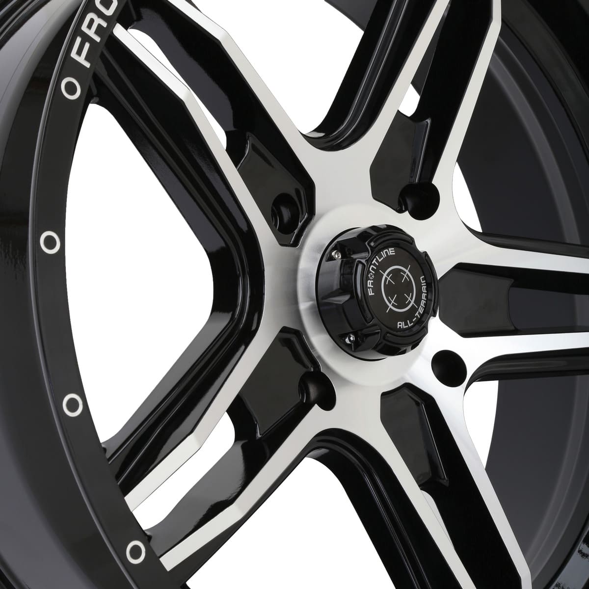 Frontline 505 Wheels - Gloss Black Machined