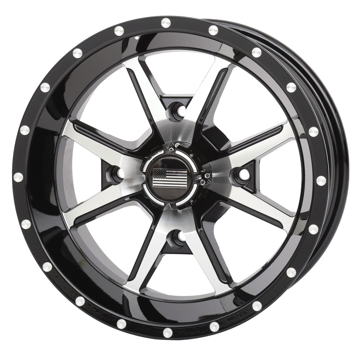 Frontline 556 Wheels - Gloss Black Machined