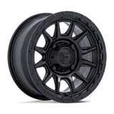 Fuel Cycle UTV Wheels - Matte Black W/ Gloss Black Lip