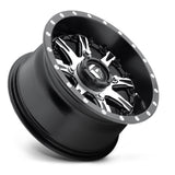 Fuel D541 Nutz UTV Wheel Matte Black Machined