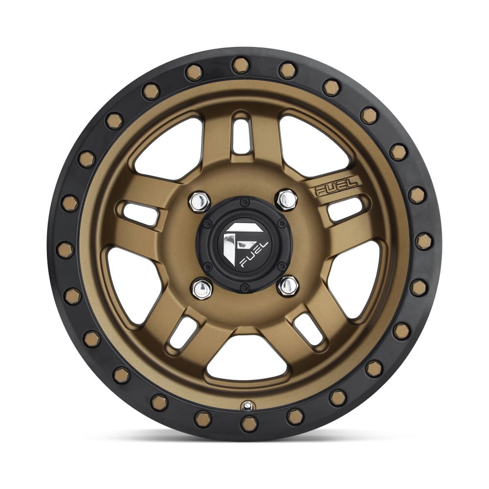 Fuel D583 Anza 4+3 Non-Beadlock Matte Bronze Black Bead Ring
