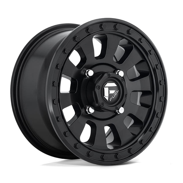 Fuel D630 Tactic Non-Beadlock Matte Black Wheel 15x7 4x156 +38mm