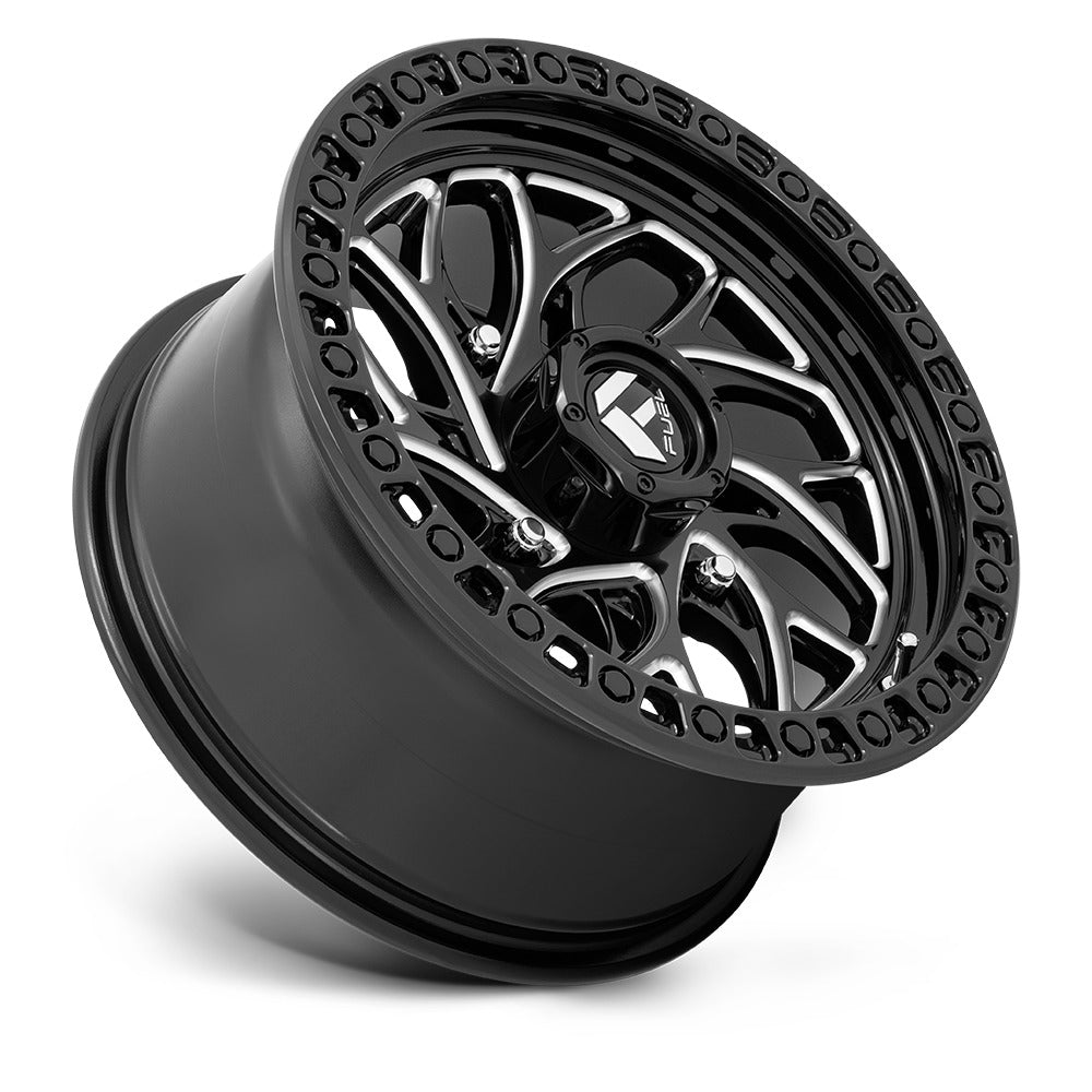 Fuel D741 Runner UTV Non-Beadlock Gloss Black Milled