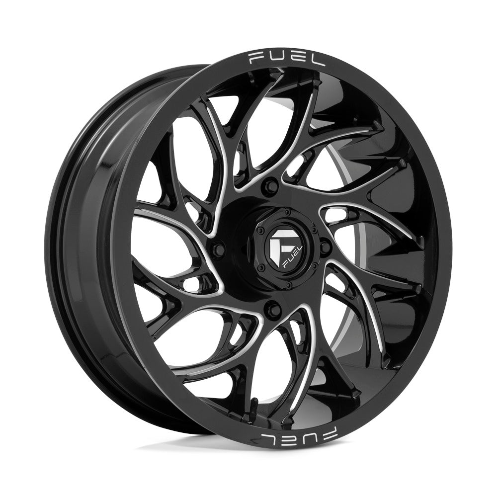 Fuel D741 Runner UTV Non-Beadlock Gloss Black Milled