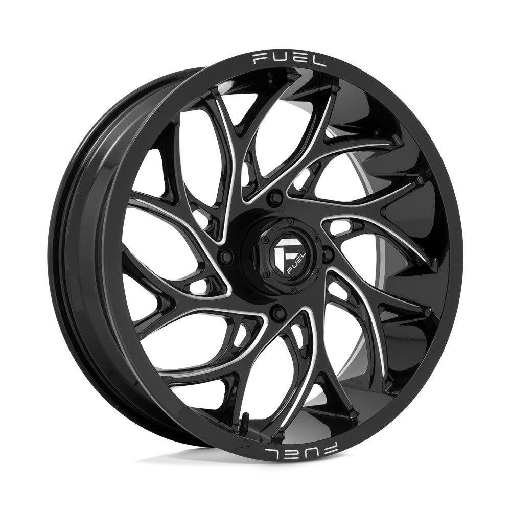 Fuel D741 Runner UTV Non-Beadlock Gloss Black Milled