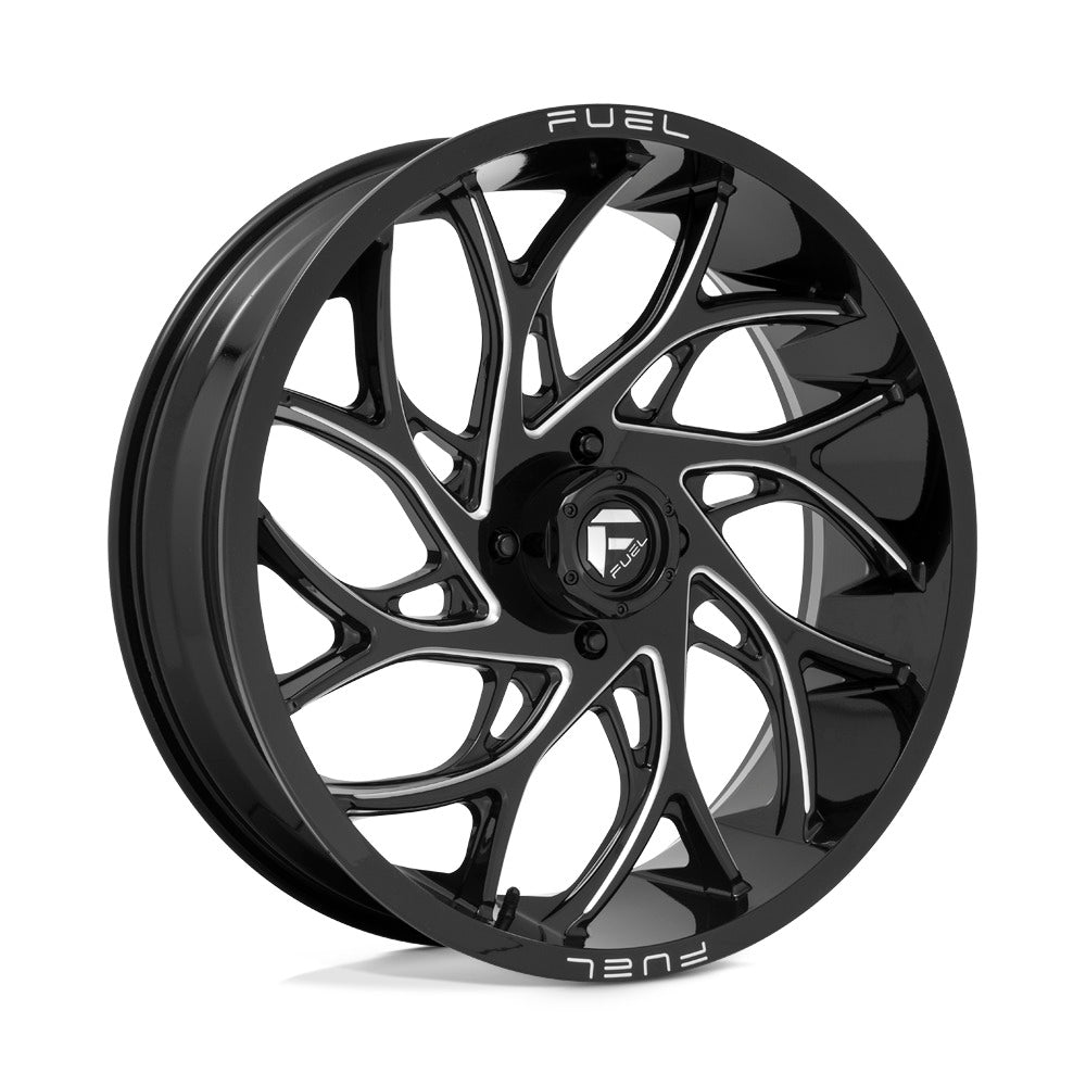 Fuel D741 Runner UTV Non-Beadlock Gloss Black Milled