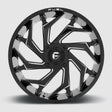 Fuel D753 Reaction UTV Wheel - Gloss Black Milled