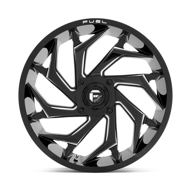 Fuel D753 Reaction UTV Wheel Gloss Black Milled