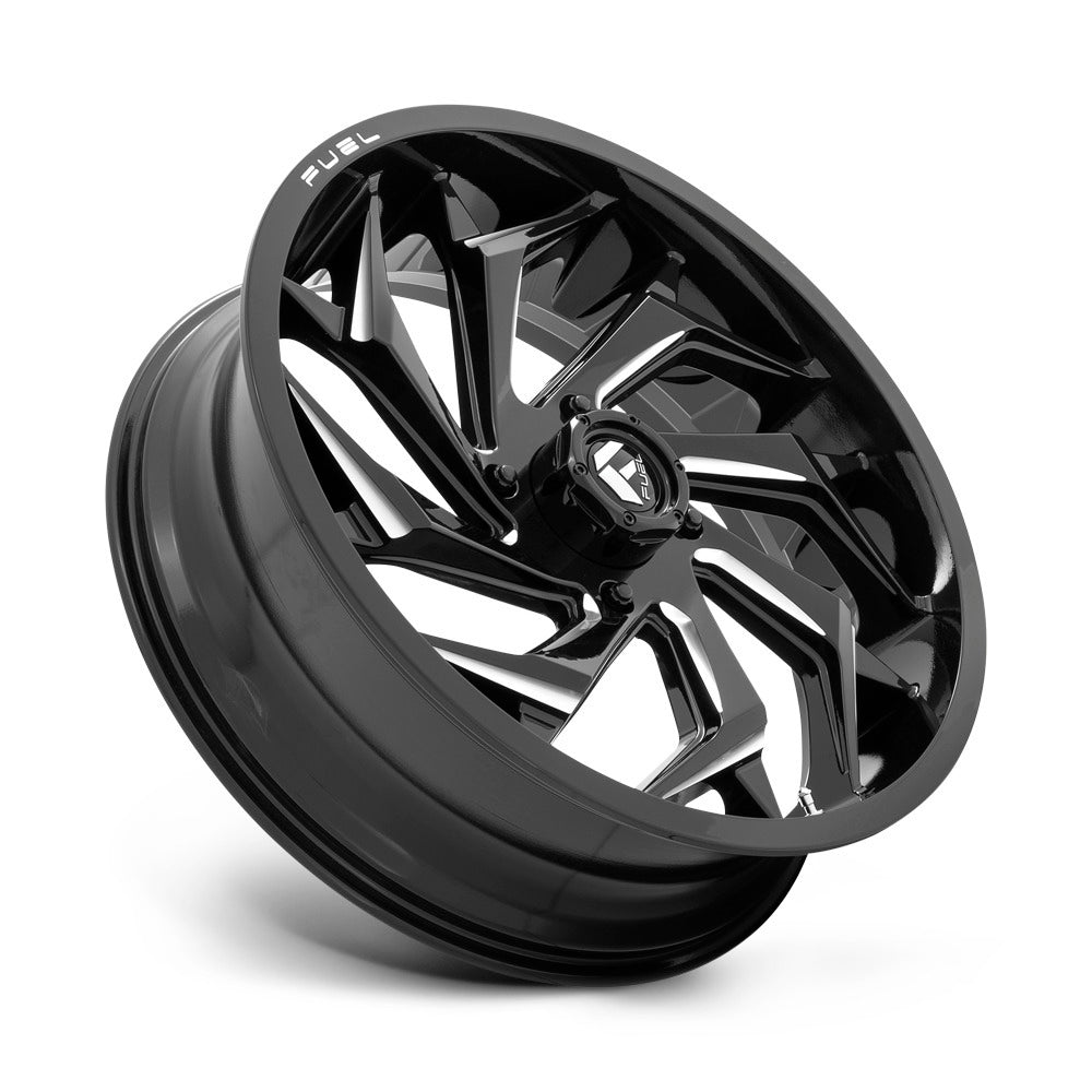 Fuel D753 Reaction UTV Wheel Gloss Black Milled