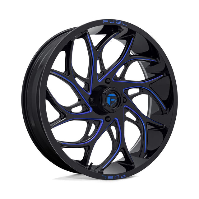 Fuel D777 Runner UTV Non-Beadlock Gloss Black Milled Candy Blue