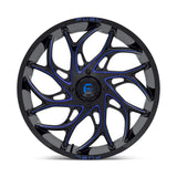 Fuel D777 Runner UTV Non-Beadlock Gloss Black Milled Candy Blue