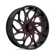 Fuel D777 Runner UTV Non-Beadlock Gloss Black Milled Candy Red