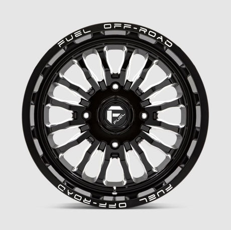 Fuel D821 ARC UTV Wheel - Gloss Black Milled