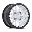 Fuel Piston UTV Wheels - Hyper Silver Mach-FC M-BLK Lip