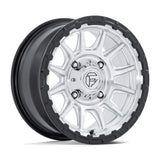 Fuel Piston UTV Wheels - Hyper Silver Mach-FC M-BLK Lip