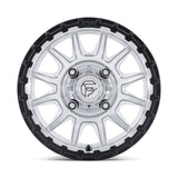 Fuel Piston UTV Wheels - Hyper Silver Mach-FC M-BLK Lip
