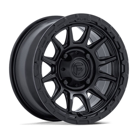 Fuel Piston UTV Wheels - Matte Black W/ Gloss Black Lip