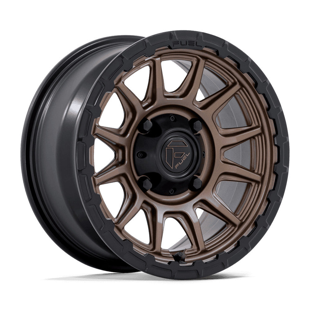 Fuel Piston UTV Wheels - Matte Bronze W/Matte Black Lip