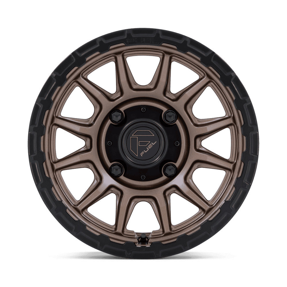 Fuel Piston UTV Wheels - Matte Bronze W/Matte Black Lip