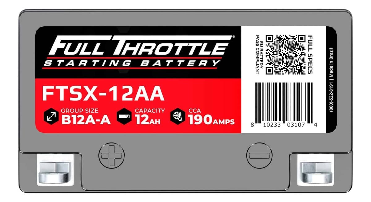 Full Throttle Starting Series High-Performance AGM Battery - FTSX-12AA