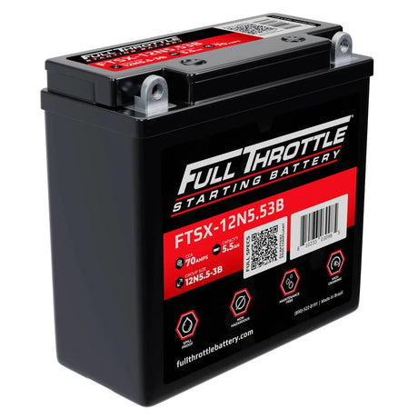 Full Throttle Starting Series High Performance AGM Battery - FTSX-12N5-53B