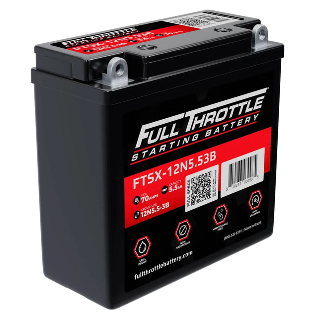 Full Throttle Starting Series High Performance AGM Battery - FTSX-12N5-53B