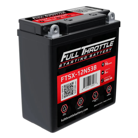 Full Throttle Starting Series High Performance AGM Battery - FTSX-12N53B