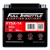 Full Throttle Starting Series High Performance AGM Battery - FTSX-14