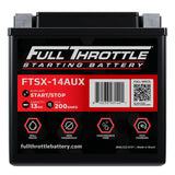 Full Throttle Starting Series High Performance AGM Battery - FTSX-14AUX