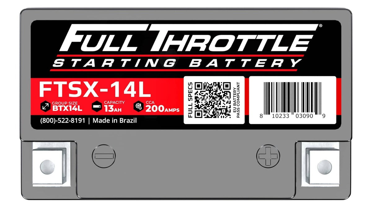 Full Throttle Starting Series High Performance AGM Battery - FTSX-14L