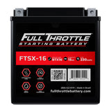 Full Throttle Starting Series High Performance AGM Battery - FTSX-16