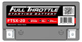 Full Throttle Starting Series High Performance AGM Battery - FTSX-20