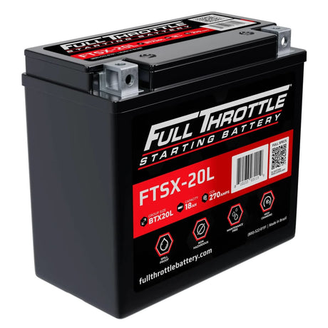 Full Throttle Starting Series High Performance AGM Battery - FTSX-20L