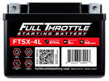 Full Throttle Starting Series High-Performance AGM Battery - FTSX-4L