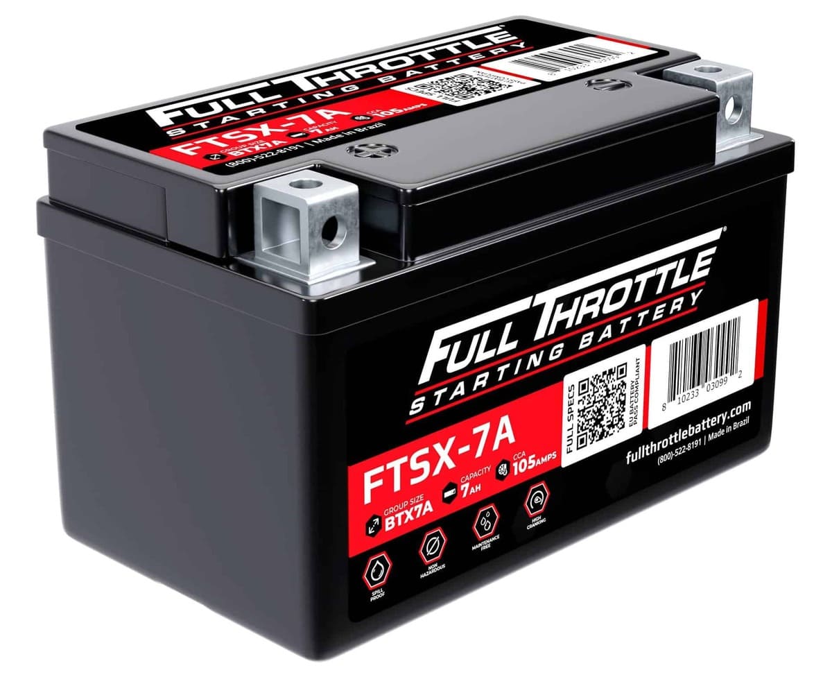 Full Throttle Starting Series High-Performance AGM Battery - FTSX-7A