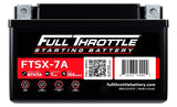 Full Throttle Starting Series High-Performance AGM Battery - FTSX-7A