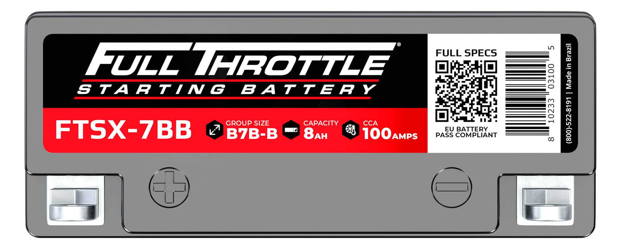 Full Throttle Starting Series High-Performance AGM Battery - FTSX-7BB