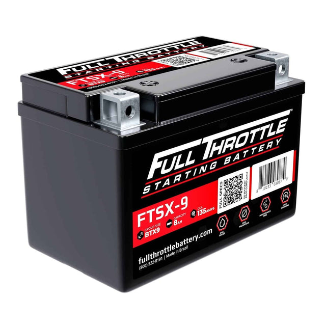Full Throttle Starting Series High-Performance AGM Battery - FTSX-9