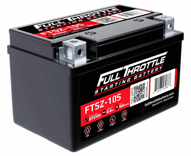 Full Throttle Starting Series High-Performance AGM Battery - FTSZ-10S