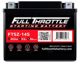 Full Throttle Starting Series High Performance AGM Battery - FTSZ-14S