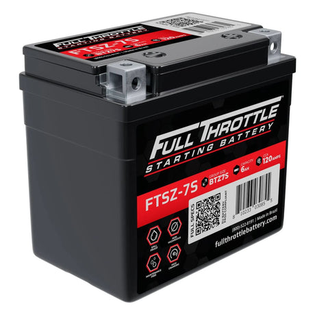 Full Throttle Starting Series High-Performance AGM Battery - FTSZ-7S