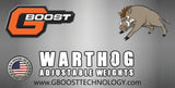 GBoost Technology Polaris RZR Pro/RZR XP Turbo Warthog Adjustable Weights